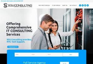 IT Consulting Services New York - SGU Consulting is a prime company offering information technology consulting. Our tech support services NY will give you the best IT support for your business.
