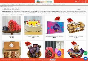 Send Christmas Gifts to India | Online Christmas Gifts Delivery | 1800GiftPortal - Send Christmas Gifts Online to India for your dearest ones from 1800GiftPortal. Same Day Christmas Gifts delivery in India with free shipping.