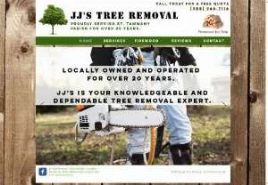 Screenshot of JJ's Tree Removal: Licensed Tree Removal Services