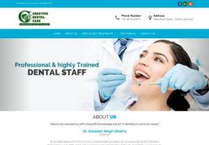 Creative Dental Care - Welcome to Creative Dental Care one of the Best Dental Clinic in Hoshiarpur. We are pleasure to serve you orofacial health and great smile. For more details call us: 987-610-6131