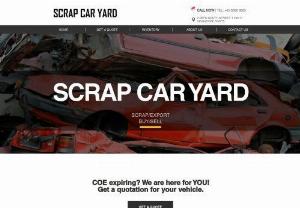 Scrap Car Yard - Scrap Car Yard is a LTA-authorised agent that specializes in exporting,  scrapping and any car enquiries of all types of vehicles (commercial & passenger).