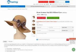 Straw Summer Hat With Ribbon Visor - Wholesaler for Straw Summer Hat With Ribbon Visor,  Custom Cheap Straw Summer Hat With Ribbon Visor and Promotional Straw Summer Hat With Ribbon Visor at China factory Manufacturer and Wholesale Supplier from PapaChina