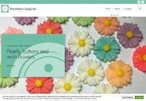 Buttonbox Supplies - At Buttonbox Supplies we specialise in the supply of flatback pearls,  resin flowers and freshwater shell buttons,  used in a wide variety of craft projects.