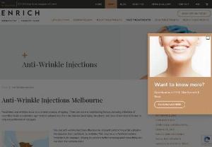 Anti ageing treatments & anti-wrinkle injections Melbourne | ENRICH - We can reduce wrinkles & eliminate fine lines. It may sound too good to be true, but new techniques are proving incredible in our war on wrinkles.