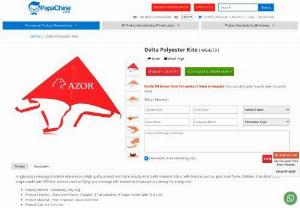 Delta Polyester Kite - Wholesaler for Delta Polyester Kite,  Custom Cheap Delta Polyester Kite and Promotional Delta Polyester Kite at China factory Manufacturer and Wholesale Supplier from PapaChina