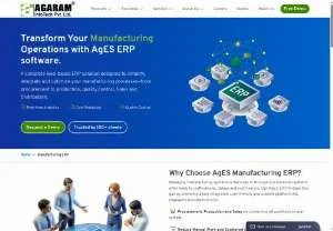 Screenshot of Manufacturing ERP Solutions