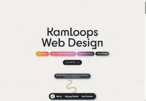 Screenshot of Kamloops Web Design Inc.