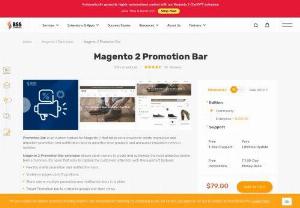 Promotion Bar for Magento 2 - Magento 2 Promotion Bar extension is an useful tool that aims to help admin create and manage promotion bars in Magento 2 stores
