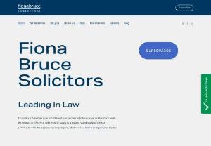 Fiona Bruce Solicitors - Professional and ethical solicitors firm, based in Warrington, Cheshire, and committed to making a difference in the North West.