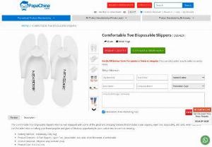 Comfortable Toe Disposable Slippers - Wholesaler for Comfortable Toe Disposable Slippers,  Custom Cheap Comfortable Toe Disposable Slippers and Promotional Comfortable Toe Disposable Slippers at China factory Manufacturer and Wholesale Supplier from PapaChina