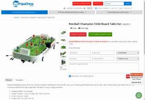 Football Champion Child Board Table Set - Wholesaler for Football Champion Child Board Table Set,  Custom Cheap Football Champion Child Board Table Set and Promotional Football Champion Child Board Table Set at China factory Manufacturer and Wholesale Supplier from PapaChina