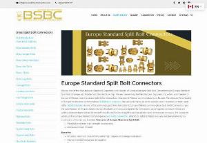 Europe & Middle East Standard Split Bolt Connectors - We specialize in the manufacturing and exporting of a comprehensive range of Europe & Middle East Standard Split Bolts Connectors.