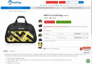 420D Travel Duffel Bag - Wholesaler for 420D Travel Duffel Bag,  Custom Cheap 420D Travel Duffel Bag and Promotional 420D Travel Duffel Bag at China factory Manufacturer and Wholesale Supplier from PapaChina