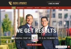 Rizio Lipinsky Law Firm - A personal injury law firm known for obtaining record-breaking results for its clients. California CAOC Trial Lawyer of the Year. Ranked among Top 1% performers in the United States. Personal Injury Lawyer,  Wrongful Death Lawyer,  Car Accident Attorney,  Truck Accident Lawyer,  Auto Accident Attorney,  Injury Lawyer Near Me,  Riverside Personal Injury Lawyer