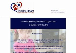 Tender Heart Mobile Veterinary Services - As a mobile practice,  we take the stress out of vet visits,  by providing veterinary services for dogs & cats in the comfort of their own home