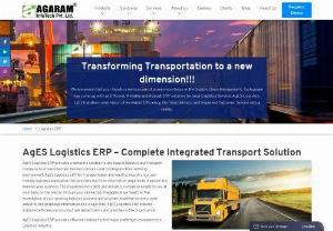 Logistic ERP - Agaraminfotech provides erp software for logistics industry to midsize logistics Companies. Erp logistics software is cost effective and reasonable, Agaraminfotech ERP system is best erp for logistics industry.