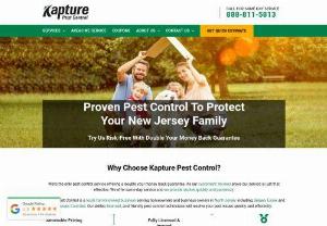 Kapture New Jersey Pest Control - Kapture is the most trusted and reliable Pest Control company in New Jersey. With Our Revolutionary Green Approach to Pest Control and Prevention we treat your home as if it was ours. We care about helping our customers as though they're members of our own family. Our New Jersey exterminators can help you with mice, rats, ants, roaches, and more.