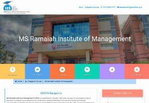 MS Ramaiah Institute Of Management Bangalore | MSRIM Bangalore | MSRIM PGDM Admission - MS Ramaiah Institute of Management (MSRIM) Bangalore is one of the best PDGM College. Check out the Admission process, Placement, Courses, Fees details, Ranking, Reviews, etc.