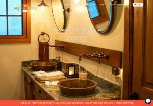 Copper Sinks - Copper Alchemy is an originator and producer of the high-quality copper sinks products,  We presented the farmhouse copper sinks and handcrafted hammered copper sinks. We give FREE SHIPPING for all our products and NO SALES TAX (Except for sales in the State of California).