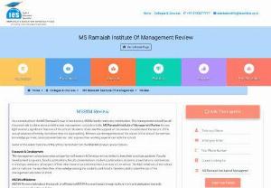 Ms Ramaiah Institute Of Management Review | MSRIM Review - MSRIM Review as rated by its past students has been excellent with students highly satisfied with placement. MSRIM PGDM Application Call-9743277777