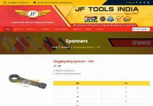 Ring Slogging Spanner Manufacturers - JF tools is a prominent quality hand tools manufacturer,  suppliers and exporters India. It is renowned for providing best hand tools,  professional spanners suppliers,  automotive spanners,  slogging spanner exporter,  combination spanners and equipment across the globe.