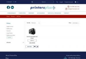 Buy makerbot 3d printer canada - PrintersPlus is Canada's leading supplier of Color Laser,  Monochrome Laser,  and Large Format Printers including Printing Supplies.