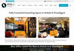 SpaceJam Coworking Chandigarh - Coworking space in Chandigarh on rent for entrepreneurs,  startups & consultants. Best shared office space in Chandigarh in the commercial area(Sector 34A).