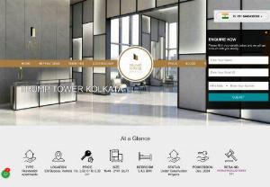 Trump Tower Kolkata- EM Bypass By Unimark Group - Trump Tower Kolkata is a luxury project in Kolkata EM Bypass. Trump Tower launch by Unimark Group that's offer 3BHk,  4BHk,  5BHK appartment come with highly refined interiors.