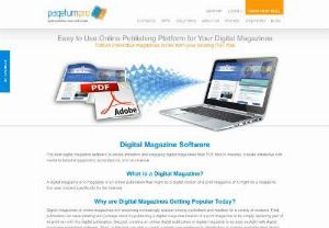 
	Digital Magazine Software |Create Digital Magazine online | E-Magazine
 - PageTurnPro digital magazine software allows you to easily convert PDF into a digital magazine for desktop & mobiles.  Take a free trial of our E-magazine software now!