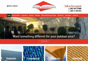 Shade Experience - Shade Experience have been shading Perth since 1995 with their quality shade sails. We manufacture custom sails and shelters to provide maximum protection from harmful UV rays and other elements. Contact the team today!