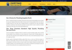 Plumbers Perth,  Cheap Plumber Perth - Plumbers Perth - We have a team of qualified plumbers Perth who guarantee standard high quality service. Our plumbers are very passionate about it.