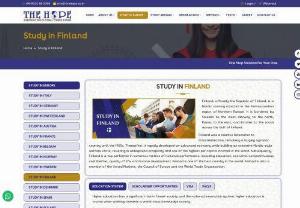 Best Finland Education Consultants in Hyderabad| The Hope - The hope is leading Finland overseas education consultant in Hyderabad. Our mission is to give best services of study abroad services in Europe,  Canada,  UK etc