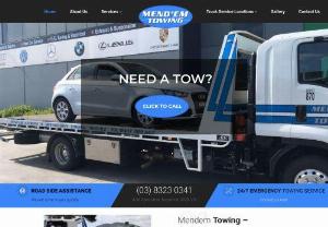 Towing Hoppers Crossing, Werribee, Point Cook, Tarneit, Truganina - Mendem Towing Services are a professional towing company providing 24/7 tow truck service in Laverton, Laverton North, Hoppers Crossing, Werribee, Point Cook, Tarneit, Truganinas. Call us on 0411362585.
