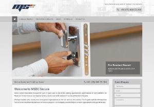 MSBC Secure - MSBC Secure have been involved for over 25 years and is one of the leading Manufacturer and Installer of fully certified Fire Resistant Timber Doorset and Specialist Security Doorset with hardware from the ASSA ABLOY brands.
