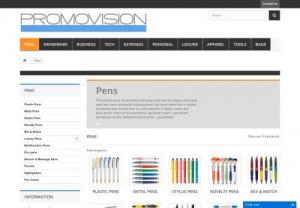 Promotional Pens NZ - Promovision Ltd is NZ based promotional company that offers best quality custom printed promotional pens with fastest turnover time and best price.