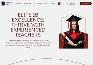 Elite IB - Elite IB Tutors is a leading Private tuition online agency provides an excellent online tuition. We have qualified and skilled team of tutors who are expert in the International Baccalaureate. Enquire Now! Call today for further details!