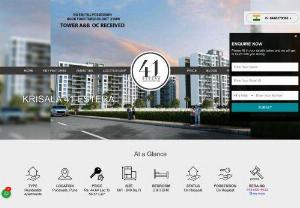 41 Estera Punawale | Smart 2 BHK apartments in Pune by Krisala Developers - 41 esters offers 2 BHK apartments of 650 Sq. Ft and 750 Sq. Ft carpet area priced Rs. 50 Lakhs and Rs. 55 Lakhs respectively. The project is an under-development township from Krisala Developers being constructed at Punawale,  the new investment hot spot of Pune.