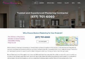 Boston Plastering Contractor Inc. - At Boston Plastering our experienced plasterers are repairing any holes in a cost effective way. It improves the entire look of any plaster wall. Also,  you can get all necessary support to patch the hole properly.