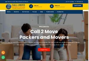 Trusted Best Packers and Movers Reviews & Ratings - Call2move makes your move smooth and affordable by providing you access to the best database of verified & trusted packers and movers for your home,  office,  car or bike relocation.