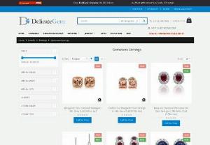 Gemstone Earrings Jewelry - The Delicate Gem - Buy online gemstone earrings jewelry at lowest price at The Delicate Gem with free shipping and 30 days Money back guarantee. Buy now get offers.