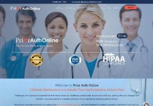 Prior Authorization - Powerful prior authorization assistance at no transaction,  installation,  training and set up costs. Our full range of prior authorization services are placed at only $5 per auth without any hidden charges!
