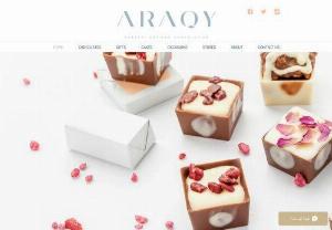 ARAQY - Emirati Artisan Chocolatier | Dubai - ARAQY sweetens your life with a unique range of premium artisan chocolates presented in a modern universe. Luxury Trays & Gifts