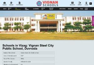 Best CBSE School in Vizag | Vignan Vidayalayam | Top School in Visakhapatnam - Best CBSE School in Vizag - We are among the best 10 primary and secondary schools in Visakhapatnam. Vignan has been the pioneer in education.
