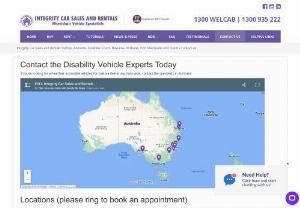 Wheelchair Accessible Vehicles for Sale Australia - At Integrity Car Sales and Rentals,  we have the right disability access car,  van or converted vehicle for all your needs,  whether you want a wheelchair accessible car for sale or for hire. Try out our wheelchair accessible cars and vans before you buy with easy hire in Australia.