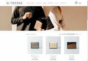 Mens Leather Wallets - Shop Mens Leather Wallets from the tresse online store. They have all leather products like Leather card holders,  women's wallets,  passport covers at an affordable price with high quality.