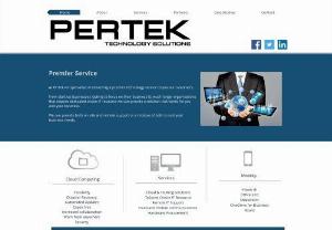 Pertek Limited - At Pertek we specialise in delivering a premier technology service to you our customers. ​ From start up businesses looking to focus on their business to much larger organisations that require dedicated onsite IT resource we can provide a solution that works for you and your business. ​ We can provide both on site and remote support or a mixture of both to suit your business needs.