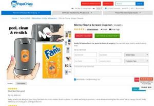 Promotional Micro Screen Cleaner at Wholesale Price - Get the promotional micro screen cleaner at wholesale price from PapaChina with custom printed name and your company logo or advertising message. Shop today.