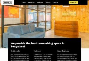 Co-working space in HSR layout Banglore - 365sharedspace provides healthy and creative workspace,  free of distractions,  allowing for the increased productivity of our members. 365sharedspace provides most affordable pricing model for startups starting from 425/- a day. High-speed internet,  Wi-Fi enabled premises,  99% SLA,  HR-admin support,  on-site support,  mail services and many more.