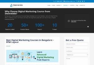 Digital Marketing Courses in Bangalore - Desinelabs provides the best digital marketing courses in Bangalore.