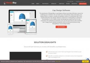 Cap Design Software | Web to print software solutions - IDesigniBuy has successfully implemented its Cap design software on numerous website of leading web2print manufacturer/companies and in-turn making online Cap designing simple and fun for end customers.